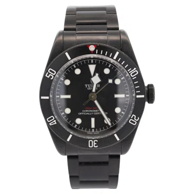 Pre-owned Tudor Heritage Black Bay Dark 41mm Black Pvd Cosc Automatic Mens Dive Watch