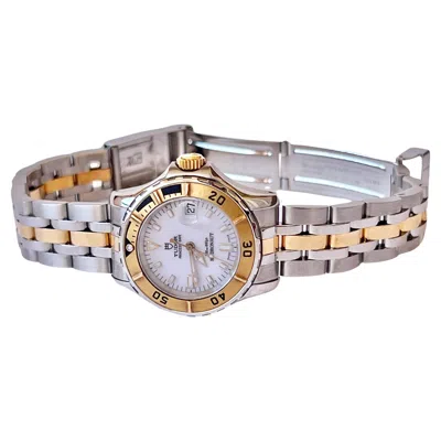 Pre-owned Tudor Hydronaut Princess Date Gold Bezel Steel & Gold Watch In Multi