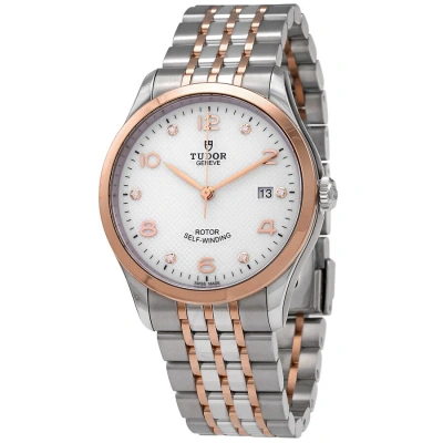 Tudor M91551-0011 Automatic Diamond White Dial Ladies Watch M91551-0011 In Gold / Gold Tone / Rose / Rose Gold / Rose Gold Tone / White