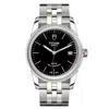 Tudor Men's Glamour Black Dial Watch In Metallic