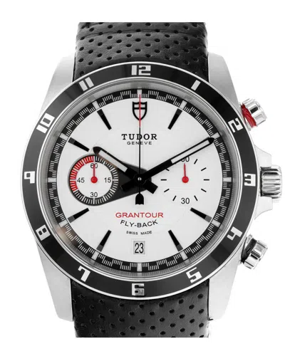 Tudor Men's Grantour Chrono Fly-back Watch, Circa 2014 (authentic ) In Black