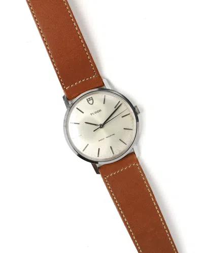 Pre-owned Tudor Oyster 34mm Ca 1960 Watch In Silver