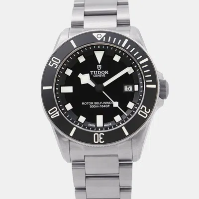 Pre-owned Tudor Pelagos 25500tn Automatic Black Titanium Men's Wristwatch 42 Mm