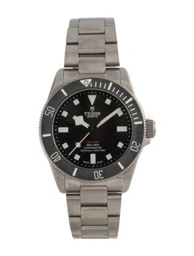 Pre-owned Tudor Pelagos 39 Watch, 40mm In Multicolor
