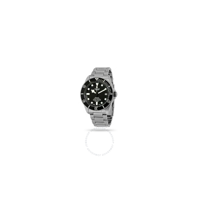Tudor Pelagos Chronometer Black Dial Titanium Men's Watch M25600tn-0001 In Black / Grey