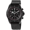 Tudor Pelagos Fxd Chrono Automatic Black Dial Carbon Fabric Strap Men's Watch M25827kn-0001 In Black