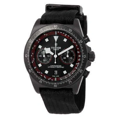 Pre-owned Tudor Pelagos Fxd Chronograph Cycling Automatic Black Dial Men's M25827kn-0001