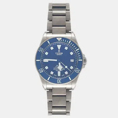 Pre-owned Tudor Pelagos M25600tb Blue Titanium Automatic Men's Watches 42mm