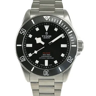 Pre-owned Tudor Pelagos Titanium Wristwatch () In Black