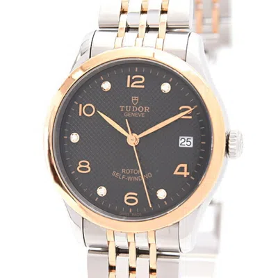 Pre-owned Tudor Pink Gold (18k) Stainless Steel Wristwatch () In Multi