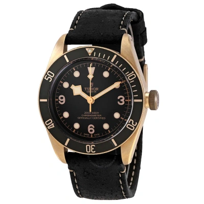 Tudor Black Bay Bronze Automatic Men's Watch M79250ba-0001 In Black / Bronze / Grey / Slate
