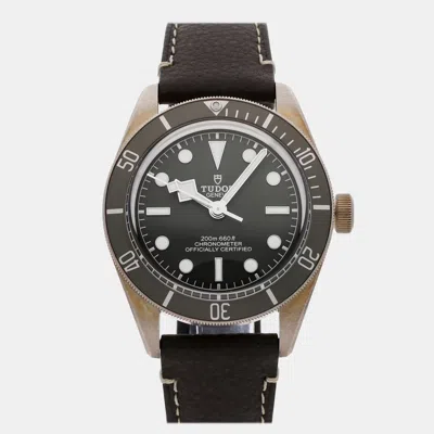 Pre-owned Tudor Black Bay Fifty-eight 925 79010sg Brown Automatic Silver 925 Men's Wristwatch 39 Mm
