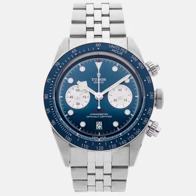 Pre-owned Tudor Black Bay T79220 In Blue