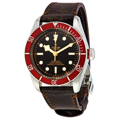 Tudor Heritage Black Bay Automatic Chronometer Black Dial Men's Watch M79230r-0011 In Red   / Black / Brown / Dark / Gold Tone