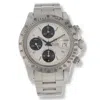 TUDOR PRE-OWNED TUDOR OYSTERDATE "BIG BLOCK" CHRONOGRAPH AUTOMATIC SILVER DIAL MEN'S WATCH 79180