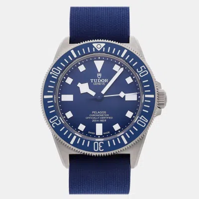 Pre-owned Tudor Pelagos Fxd 25707b/22-0001 In Blue