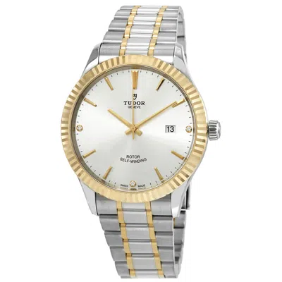 Tudor Style Automatic Silver Dial Men's Watch M12713-0009 In Gold / Gold Tone / Silver / Yellow