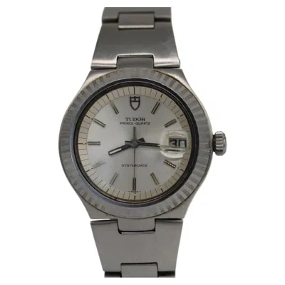 Pre-owned Tudor Prince Date Chrono Time 9140/0 – 38mm – Silver Dial – Integrated Bracelet In Multi
