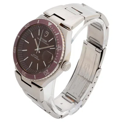 Pre-owned Tudor Prince Oysterdate, Ref 9121/1. 38mm Stainless Steel. Red Dial, Year C1974
