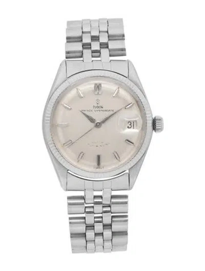 Pre-owned Tudor Prince Oysterdate Watch, 34mm In Multi