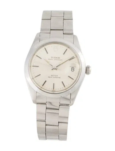 Pre-owned Tudor Prince Oysterdate Watch, 35mm In Multicolor