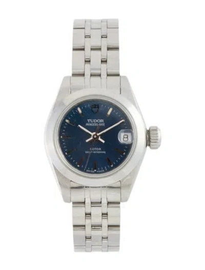 Pre-owned Tudor Princess Date Watch, 23mm In Multi