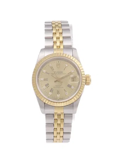 Pre-owned Tudor Princess Oysterdate 25mm Watch In Gold