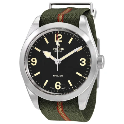 Tudor Ranger Automatic Black Dial Men's Fabric Watch M79950-0003 In Red   / Beige / Black / Green
