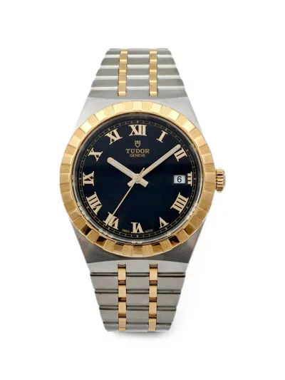 Pre-owned Tudor Royal 38mm Watch In Black