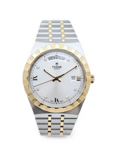 Pre-owned Tudor Royal 41mm Watch In Silver