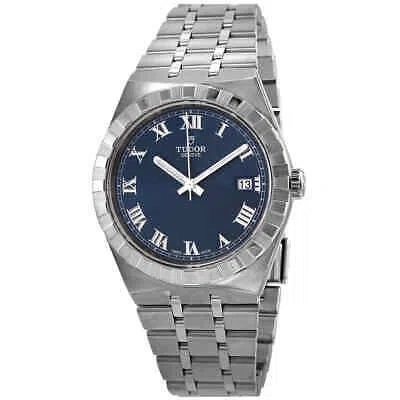Pre-owned Tudor Royal Automatic Blue Dial 38 Mm Men's Watch M28500-0005