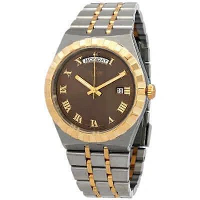 Pre-owned Tudor Royal Automatic Chocolate Brown Dial Two-tone Men's Watch M28603-0007