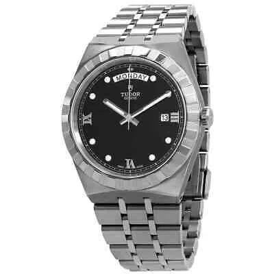 Pre-owned Tudor Royal Automatic Diamond Black Dial 41 Mm Watch M28600-0004