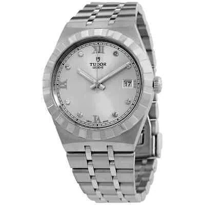Pre-owned Tudor Royal Automatic Diamond Silver Dial Men's Watch M28500-0002