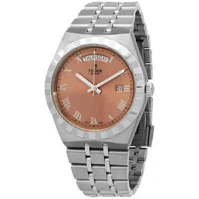 Pre-owned Tudor Royal Automatic Salmon Dial Men's Watch M28600-0009