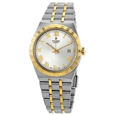 Pre-owned Tudor Royal Automatic Silver Dial 38 Mm Watch M28503-0001