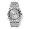 Tudor Royal Silver Dial Stainless Steel Unisex Watch M28500-0001 In Silver