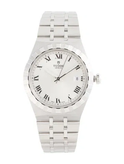 Pre-owned Tudor Royal Watch, 38mm In Multicolor