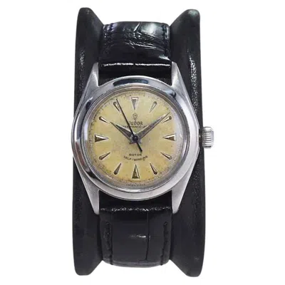 Pre-owned Tudor Stainless Steel Automatic With Original Dial And Hands Circa 1950's In Multi