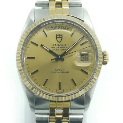 Pre-owned Tudor Stainless Steel Yellow (18k) Wristwatch () In Multi