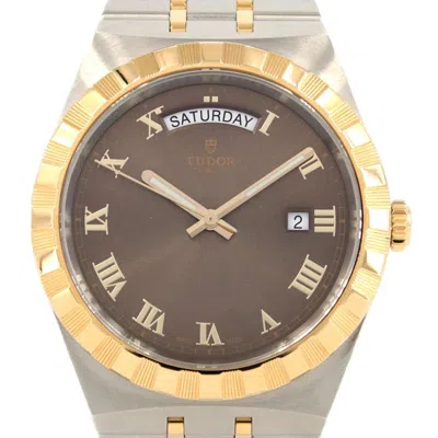 Pre-owned Tudor Stainless Steel Yellow Gold Wristwatch () In Multi