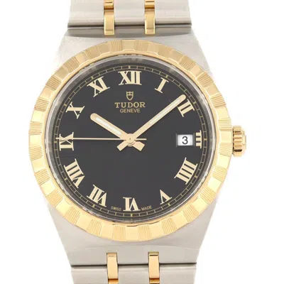Pre-owned Tudor Stainless Steel Yellow Gold Wristwatch () In Multi