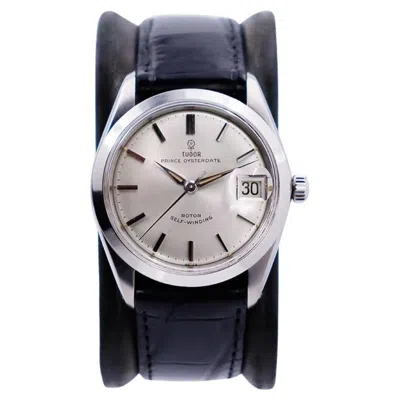 Pre-owned Tudor Steel Prince Oysterdate With Original Dial, 1970's In Multi