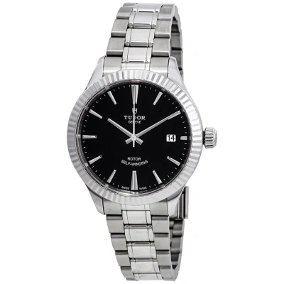 Tudor Style Automatic Black Dial Men's Watch 12510-0003 In Metallic