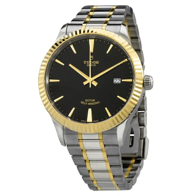 Tudor Style Automatic Black Dial Men's Watch M12713-0005 In Yellow