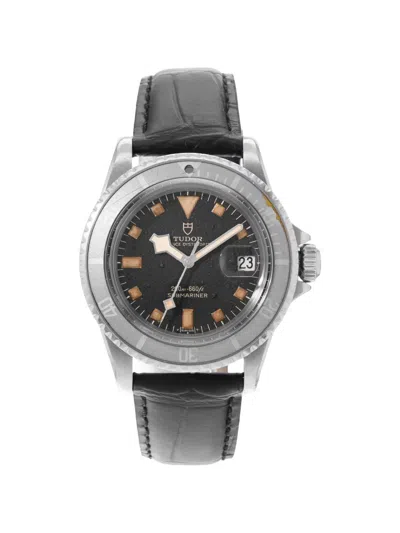 Pre-owned Tudor Submariner 40mm Watch In Black