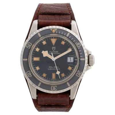 Pre-owned Tudor Submariner Date Ref 9411/0 Aka 'snowflake', Patination, Original Dial 1973 In Multi