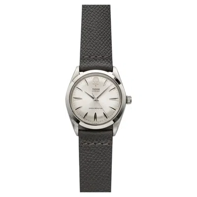 Pre-owned Tudor Vintage 1966  Oyster 7984 Stainless Steel Silver Sunburst Dial Manual 34mm In Multi