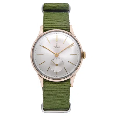 Pre-owned Tudor Vintage  1950s 9k Gold Men's Watch In Multi
