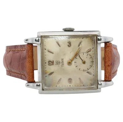 Pre-owned Tudor Vintage  Watch. Square  812 Manual Windup Wrist Watch. In Multi